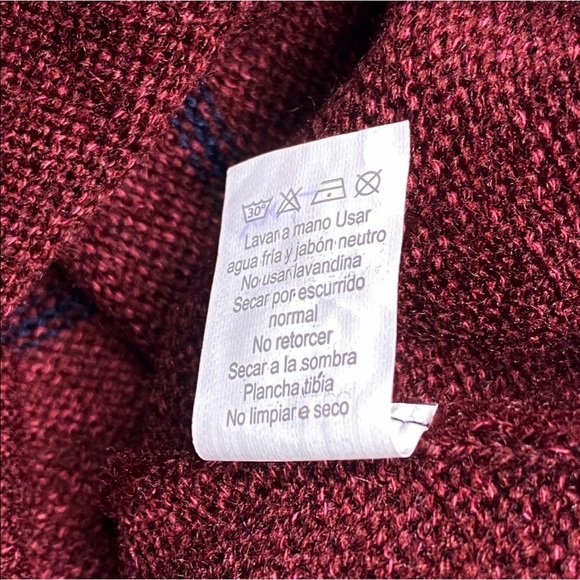 new YSL ⊛ Saint Laurent ⊛ Zip Front Cardigan Wool Sweater ⊛ Burgundy Melange ⊛ - Picture 9 of 16